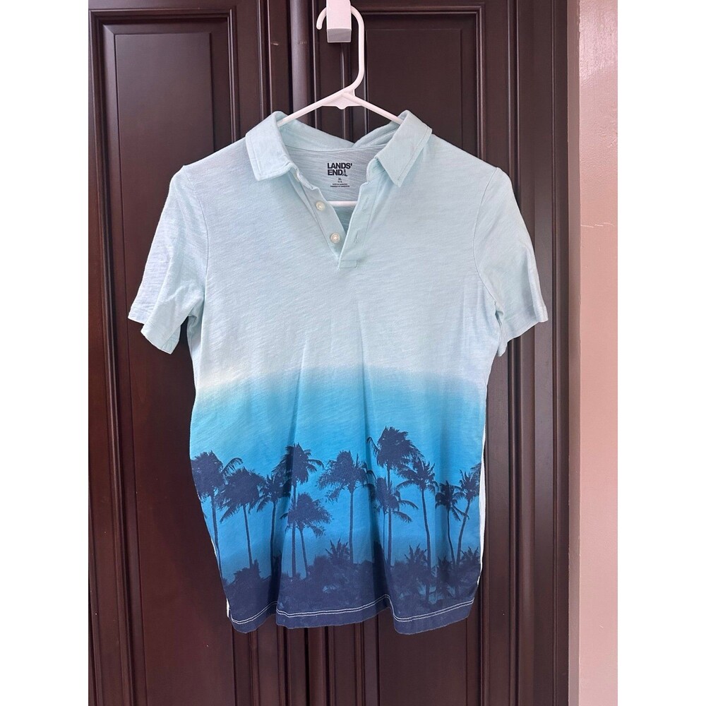 Land’s End Kids Polo Shirt Size XL
